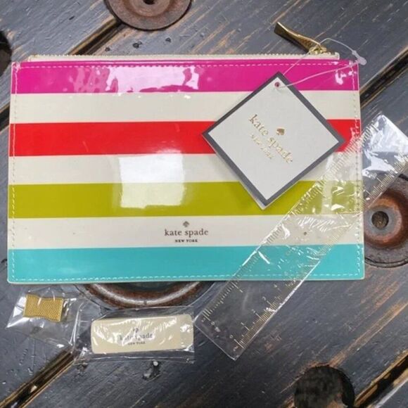 Kate ♠️ Spade Pencil Pouch or Clutch - Picture 2 of 9
